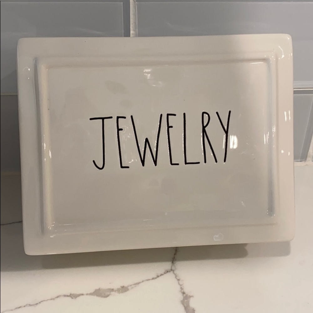 RAE dunn jewelry box